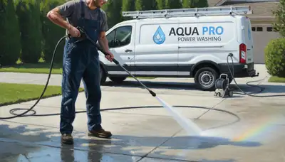 Concrete pressure cleaning in Loveland, CO for driveways and patios by Loveland Paint Pros