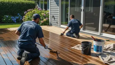 Deck painting service in Loveland, CO protecting and refreshing outdoor wood surfaces