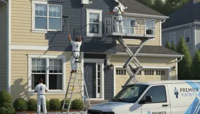 Loveland, CO painters refreshing a home's exterior for sun and freeze-thaw protection