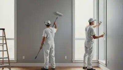 Interior house painting in Loveland, CO by Loveland Paint Pros with drywall and trim prep