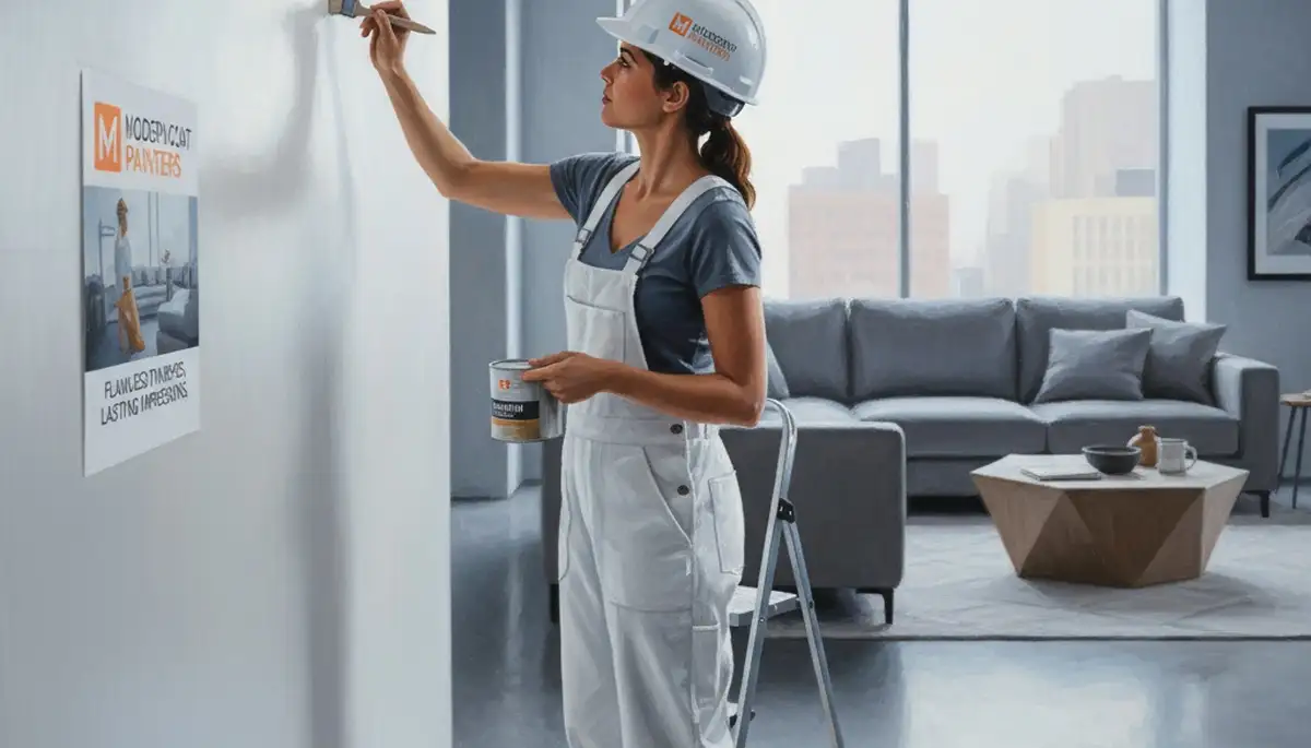 Loveland, CO painter repairing scuffs and chips with color-matched paint touch-ups