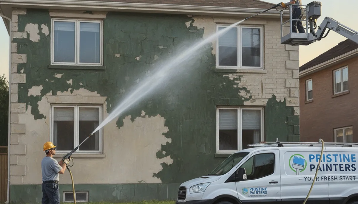 Loveland, CO pressure washing for exterior surfaces at Loveland Paint Pros