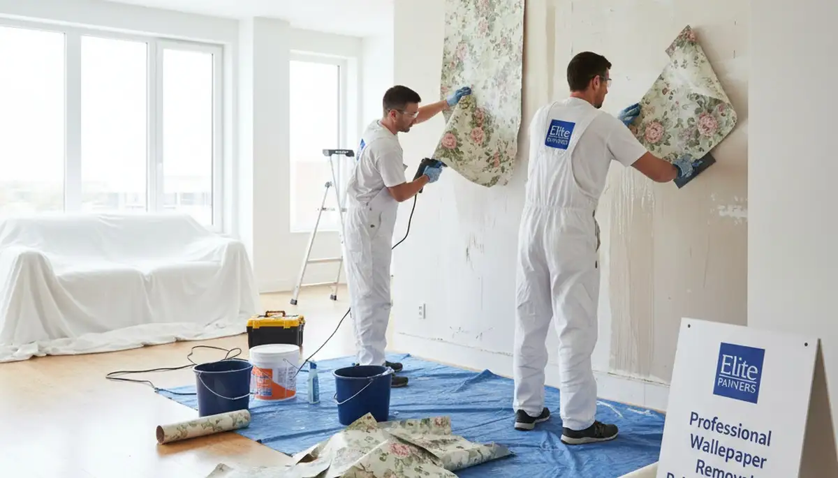 Loveland, CO wallpaper removal by paint pros, preparing walls for a smooth repaint